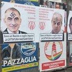 A La Spezia manifesti contro Costa e altri con scritte novax e svastica