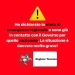Emergenza maltempo in Toscana
